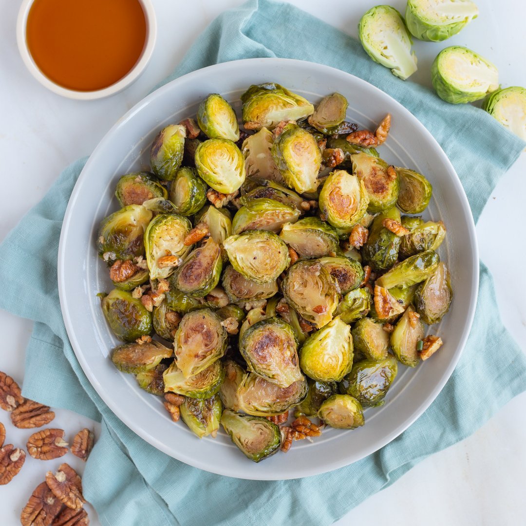MapleRoasted Brussels Sprouts with Pecans Safeway