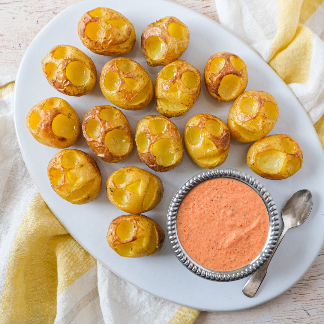 "Shrunken Head" Roasted Potatoes with Red Pepper Remoulade Albertsons