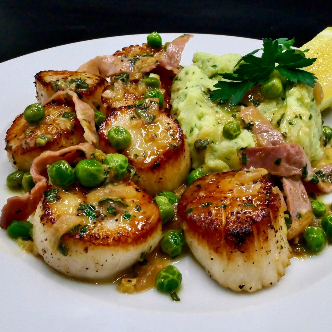 Perfect Seared Scallops with Lemon Herb Butter Sauce JewelOsco