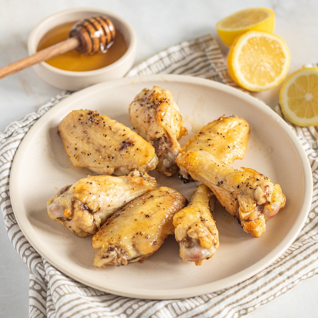 Air Fryer HoneyLemon Pepper Chicken Wings JewelOsco