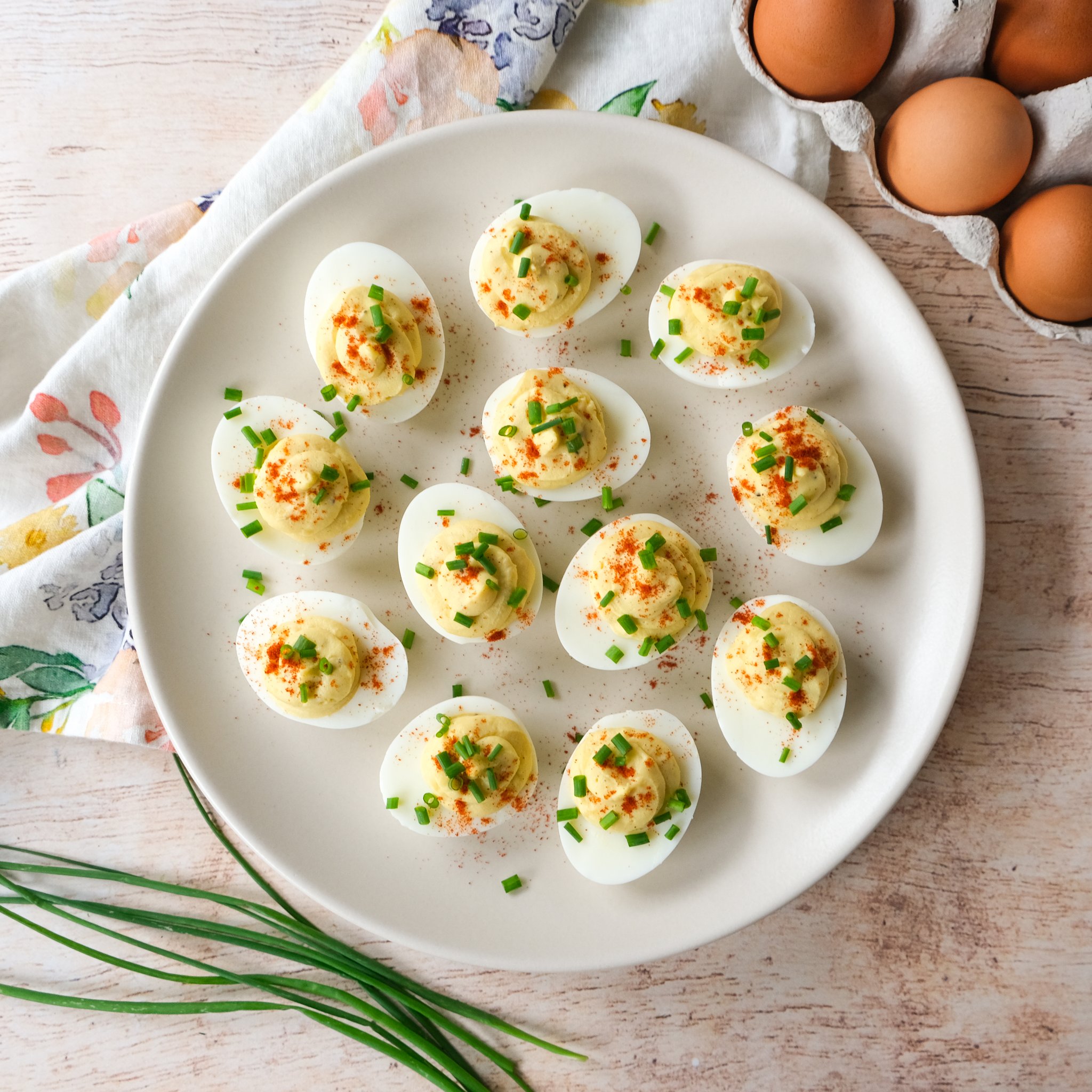 Classic Deviled Eggs with Chives Albertsons
