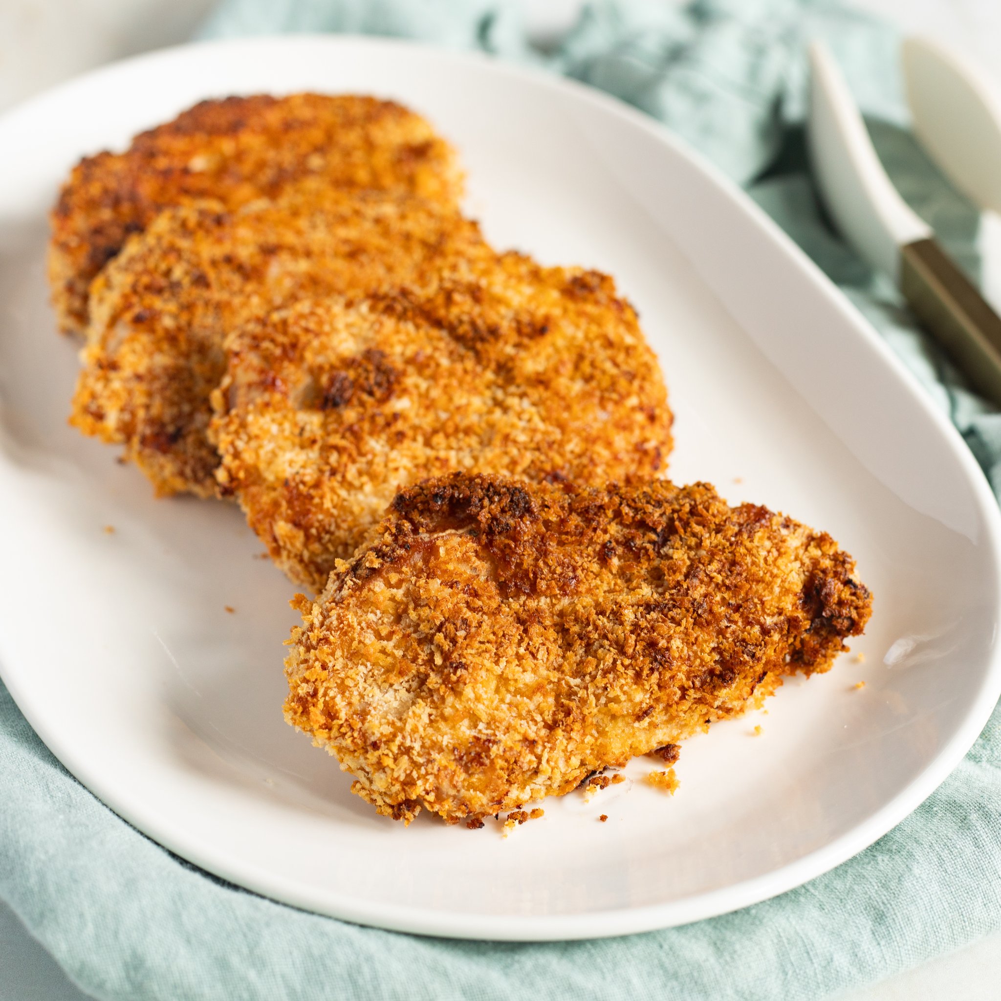Air Fryer Crispy Breaded Pork Chops Pavilions
