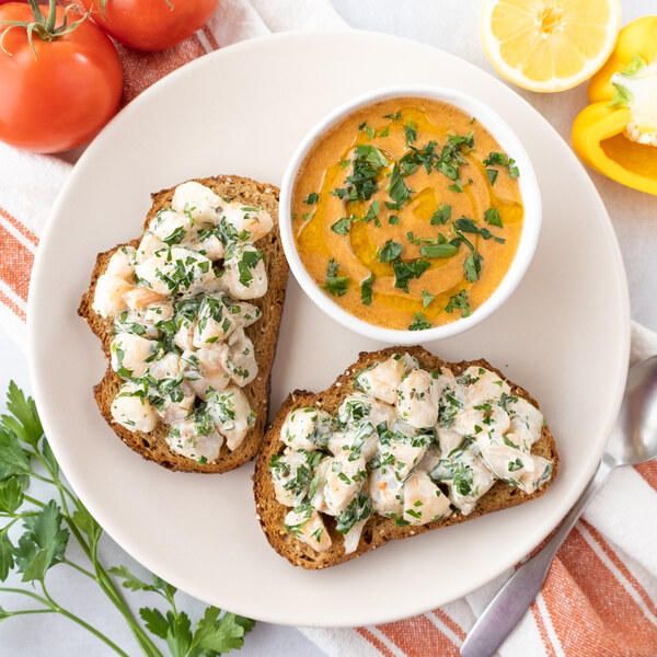 Vegetarian Recipes Gazpacho (Chilled Veggie Soup) with LemonParsley