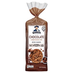Quaker Rice Cakes Chocolate Crunch Gluten Free - 7.23 Oz