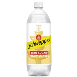 Schweppes Zero Sugar Tonic Water Bottle - 1 Liter