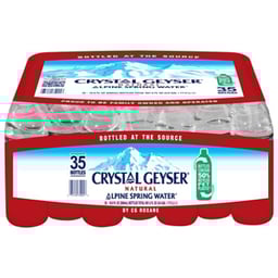Crystal Geyser Spring Water Natural Alpine - 35-16.9 Fl. Oz.