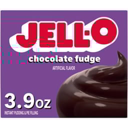 Jell-O Chocolate Fudge Artificially Flavored Instant Pudding & Pie Filling Mix - 3.9 Oz