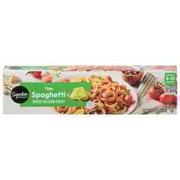 Signature SELECT Pasta Spaghetti Thin Box - 16 Oz