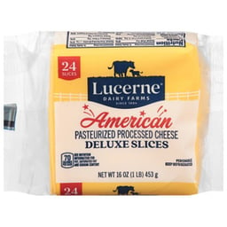 Lucerne Cheese Food Slices American Deluxe - 16 Oz