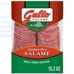 Gallo Salame Italian Dry Thin Sliced Deli Salame - 15.2 oz