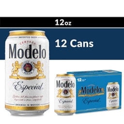 Modelo Especial Mexican Lager Beer Cans 4.4% ABV Multipack - 12-12 Fl. Oz.