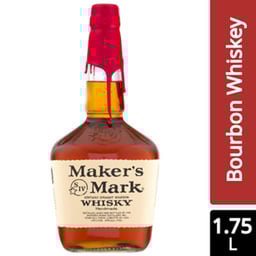 Makers Mark Whisky Bourbon Kentucky Straight 90 Proof - 1.75 Liter