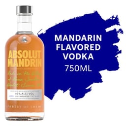Absolut Mandrin Flavored Vodka - 750 Ml