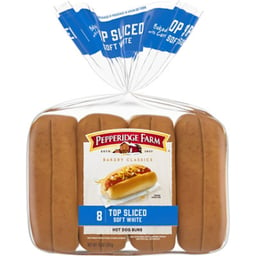 Pepperidge Farm Bakery Classics Top Sliced White Hot Dog Buns - 14 Oz