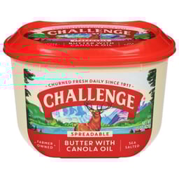 Challenge Butter Spreadable with Canola Oil & Sea Salt - 15 Oz
