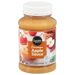 Signature SELECT Apple Sauce Cinnamon Bottle - 24 Oz