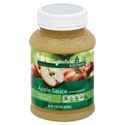 Signature SELECT Apple Sauce Unsweetened Bottle - 23.5 Oz