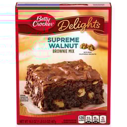 Betty Crocker Brownie Mix Delights Supreme Walnut - 16.5 Oz