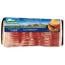 Farmland Naturally Hickory Smoked Thick Cut Bacon - 12 Oz