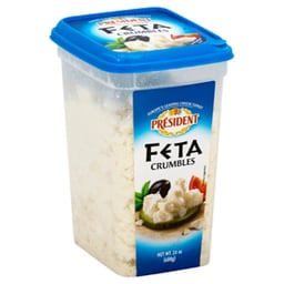 President Cheese Feta Crumbled Regular - 24 Oz