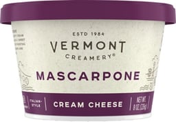 Vermont Creamery Cream Cheese Italian Style Mascarpone - 8 Oz
