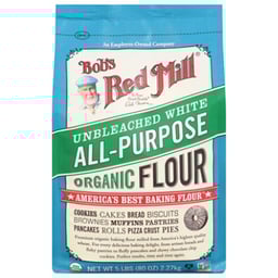 Bob's Red Mill Organic All Purpose Unbleached White Flour - 5 Lb