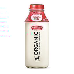 Straus Organic Whole Milk - Quart