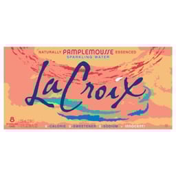 LaCroix Pamplemousse Grapefruit Sparkling Water - 8-12 Fl. Oz.