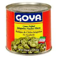 Goya Peppers Jalapeno Green Pickled Nacho Slices Can - 11 Oz