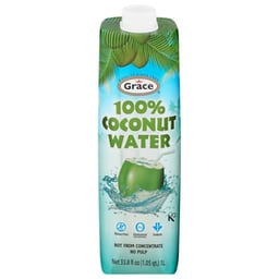 Grace Coconut Water No Pulp Carton - 33.8 Fl. Oz.
