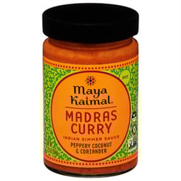 Maya Kaimal Indian Simmer Sauce Madras Curry Medium - 12.5 Oz