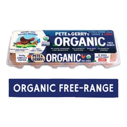 Pete & Gerrys Organic Eggs Free Range Large - 12 Count