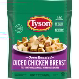 Tyson Oven Roasted Diced Grilled & Ready Chicken Breast - 22 oz