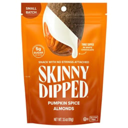 SkinnyDipped Pumpkin Spice Almonds Pouch - 3.5 Oz