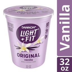 Light + Fit Nonfat Gluten-Free Vanilla Yogurt - 32 Oz