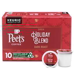 Peet's Coffee Holiday Blend Dark Roast Single Serve Coffee Pods - 10 Count