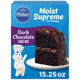 Pillsbury Moist Supreme Cake Mix Premium Dark Chocolate - 15.25 Oz