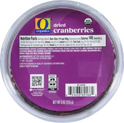 O Organics Cranberries - 9 Oz