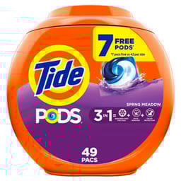 Tide PODS Spring Meadow Liquid Laundry Detergent Pacs - 42 Count