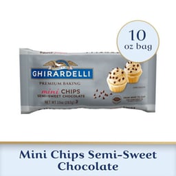 Ghirardelli Mini Semi-Sweet Chocolate Premium Baking Chips - 10 Oz