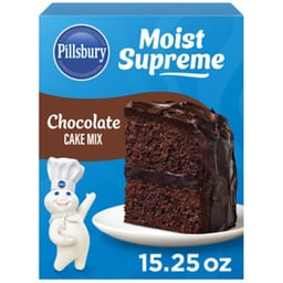 Pillsbury Moist Supreme Cake Mix Premium Chocolate - 15.25 Oz