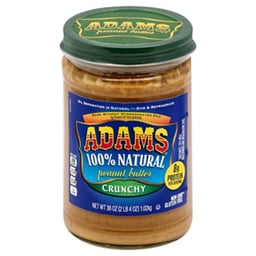 Adams Peanut Butter Crunchy - 36 Oz