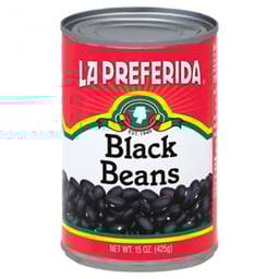 La Preferida Beans Black Can - 15 Oz