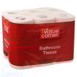 Value Corner Bath Tissue - 12 Rolls