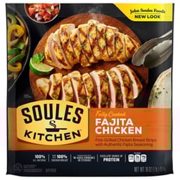 John Soules Chicken Breast Strips Fajita Style - 16 Oz