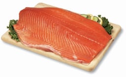 Fish Salmon Fillets Atlantic Seasoned - 1 Lb