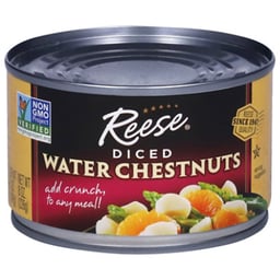 Reese Water Chestnuts Diced - 8 Oz