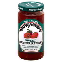 Howards Relish Pepper Sweet - 11 Oz