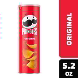 Pringles Potato Crisps Chips Original Lunch Snacks - 5.2  Oz
