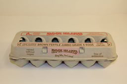 Rock Island Fertile Jumbo Eggs - 12 Count
